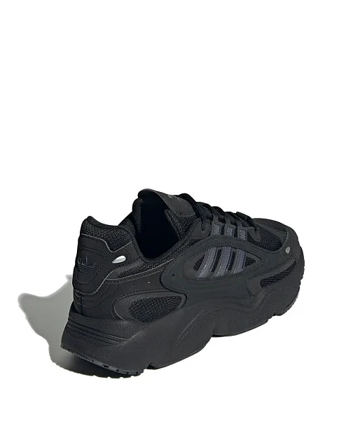 Кросівки Adidas OZMILLEN шкіряні чорні - фото 4 - Miraton