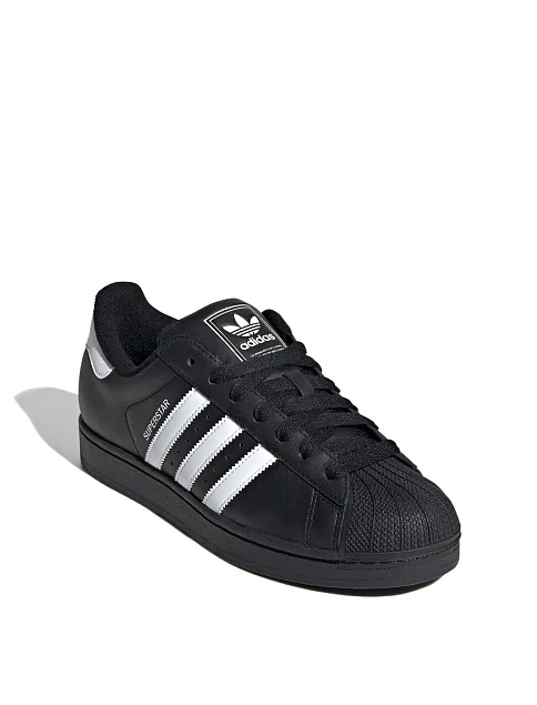 Чоловічі кеди Adidas Superstar II шкіряні чорні - фото 3 - Miraton