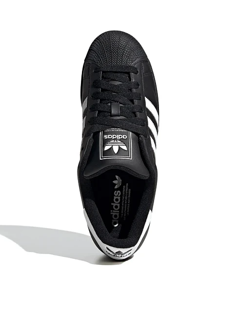 Чоловічі кеди Adidas Superstar II шкіряні чорні - фото 5 - Miraton