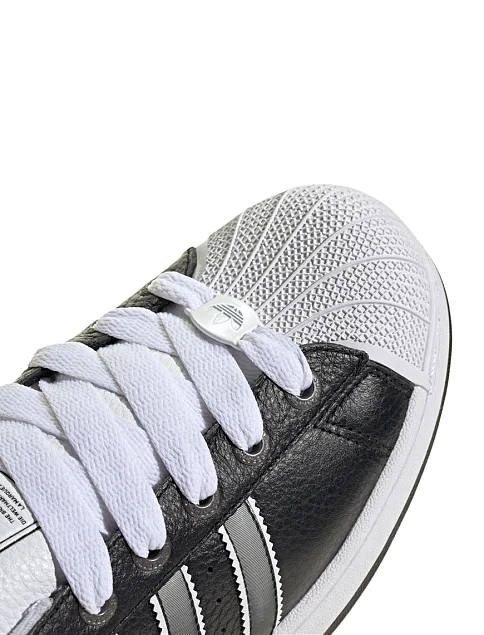 Кеди Adidas Superstar II шкіряні чорні - фото 8 - Miraton