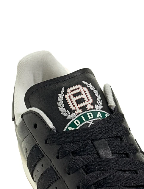 Женские кеды Adidas Superstar кожаные черные - фото 8 - Miraton