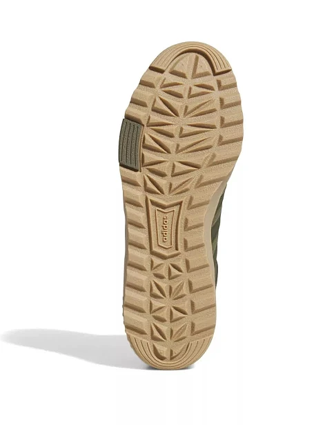 Мужские ботинки Adidas Hoops 4.0 Mid кожаные зеленые - фото 5 - Miraton