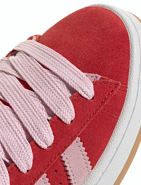 Жіночі кеди Adidas Campus 00s замшеві червоні - фото 7 - Miraton