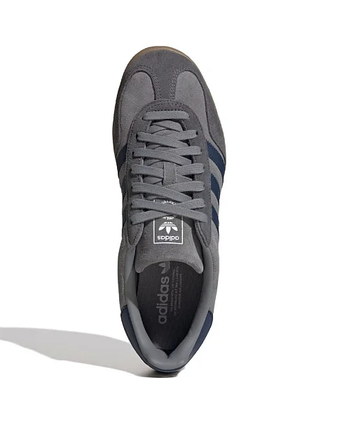 Чоловічі кеди Adidas Gazelle замшеві сірі - фото 5 - Miraton