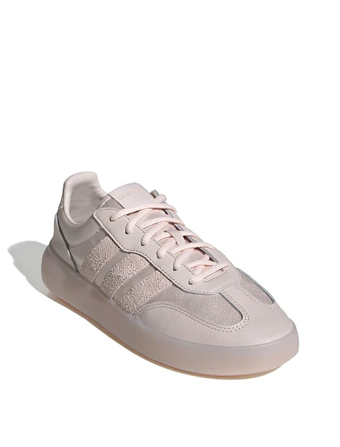 Женские кеды Adidas Barreda Decode кожаные бежевые - фото 3 - Miraton