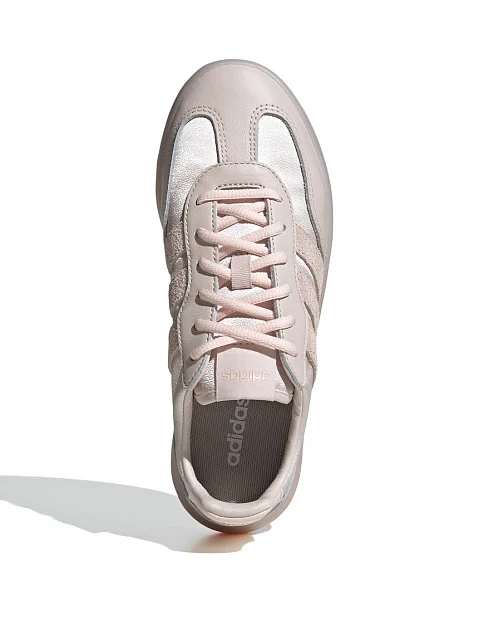 Женские кеды Adidas Barreda Decode кожаные бежевые - фото 5 - Miraton