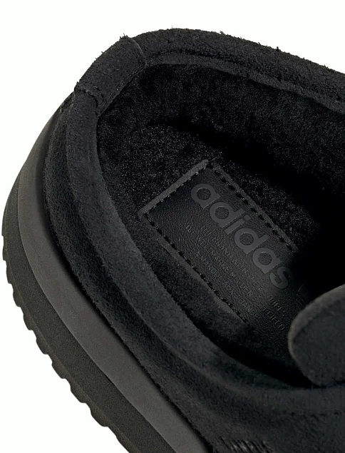 Женские кеды Adidas Campus 00s Winter Low кожаные черные - фото 8 - Miraton