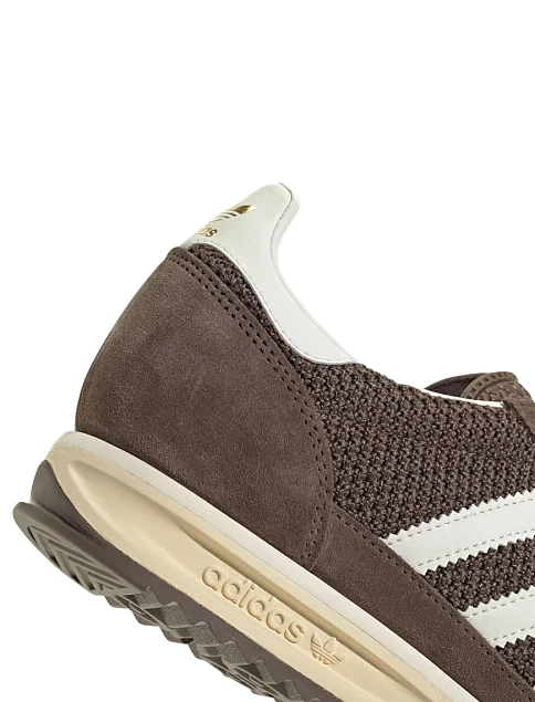 Женские кроссовки Adidas Sl 72 замшевые коричневые - фото 8 - Miraton