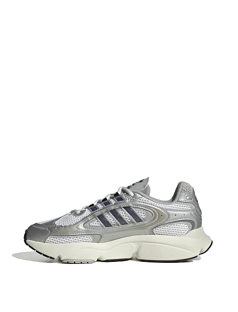 Женские кроссовки Adidas OZMILLEN из экокожи серые - фото 4 - Miraton