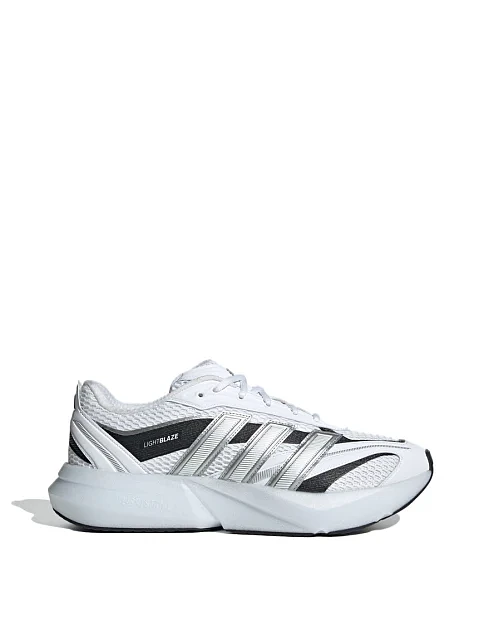 Мужские кроссовки Adidas Lightblaze Glow из экокожи белые - фото 1 - Miraton