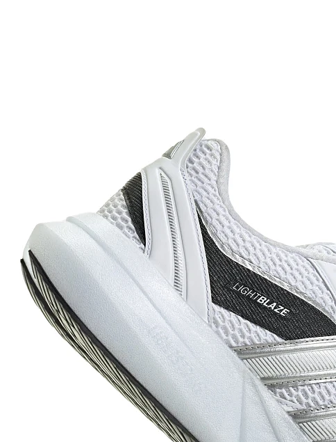 Мужские кроссовки Adidas Lightblaze Glow из экокожи белые - фото 7 - Miraton