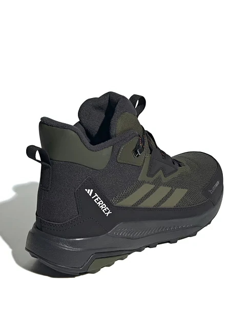 Чоловічі черевики Adidas Terrex Anylander CLIMAWARM з екошкіри чорні - фото 4 - Miraton