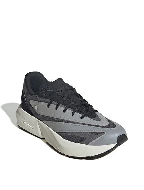 Мужские кроссовки Adidas Lightblaze из экокожи серые - фото 3 - Miraton