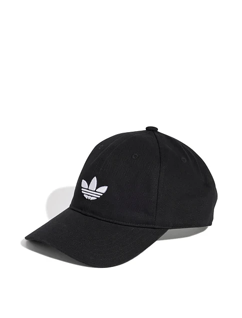 Кепка Adidas текстильная черная - фото 1 - Miraton