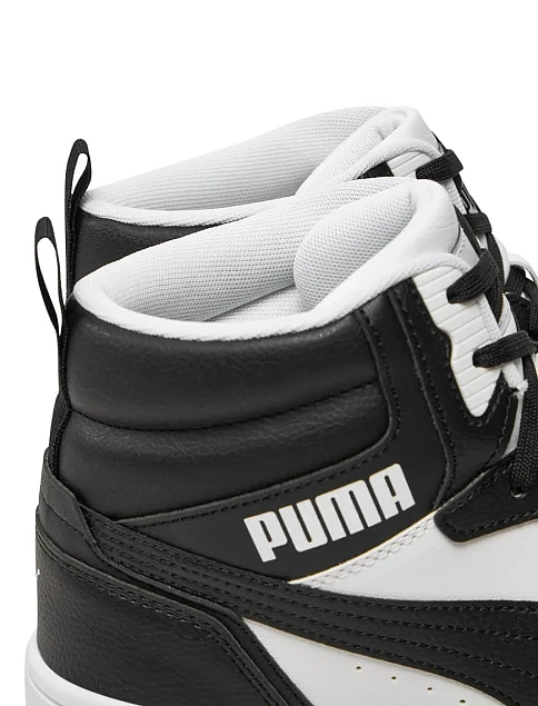Женские ботинки PUMA Rebound LayUp SL из экокожи черные - фото 6 - Miraton