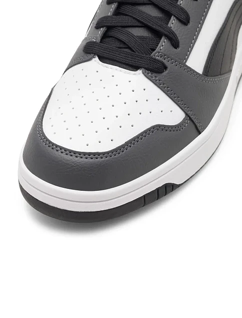 Мужские ботинки PUMA Rebound v6 из экокожи серые - фото 7 - Miraton