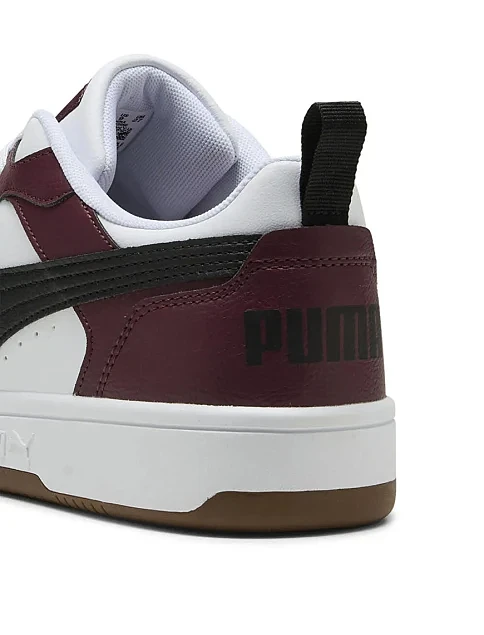Жіночі кеди PUMA Rebound v6 Low з екошкіри бордові - фото 6 - Miraton