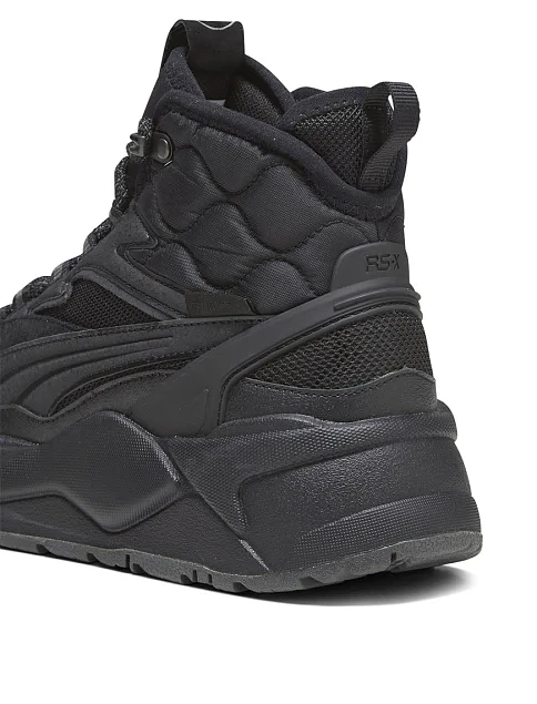 Мужские ботинки PUMA RS-X Hi текстильные черные - фото 6 - Miraton