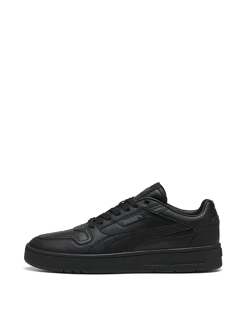 Жіночі кеди PUMA Court Classic Street з екошкіри чорні - фото 2 - Miraton