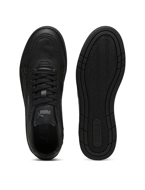 Жіночі кеди PUMA Court Classic Street з екошкіри чорні - фото 4 - Miraton