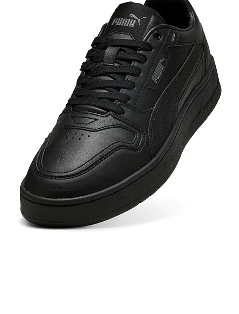 Жіночі кеди PUMA Court Classic Street з екошкіри чорні - фото 5 - Miraton