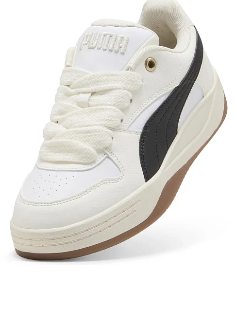 Жіночі кеди PUMA Park Luna з екошкіри молочного кольору - фото 4 - Miraton