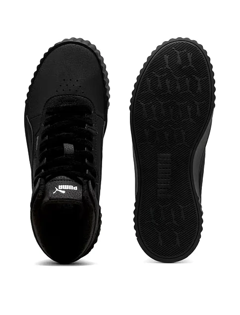 Женские ботинки PUMA Carina 3.0 Mid WTR из экокожи черные - фото 2 - Miraton