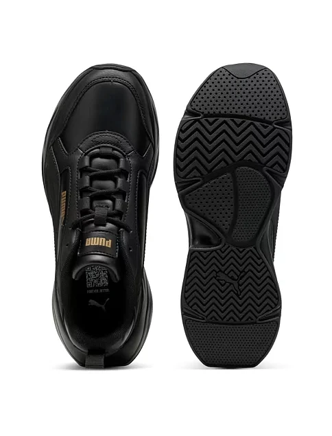 Жіночі кросівки PUMA Cassia 2.0 L з екошкіри чорні - фото 4 - Miraton