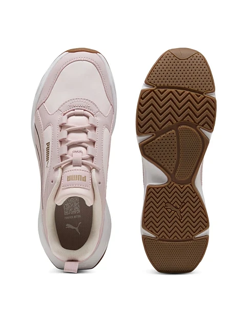 Женские кроссовки PUMA Cassia 2.0 L из экокожи розовые - фото 4 - Miraton