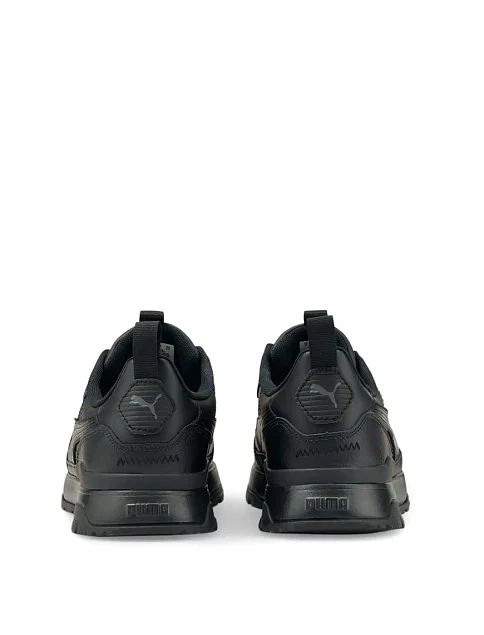 Мужские кроссовки PUMA R78 Trek Lth кожаные черные - фото 3 - Miraton