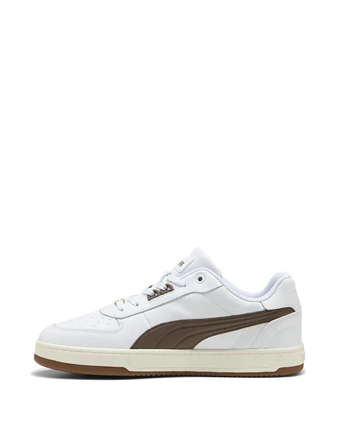 Мужские кеды PUMA Caven 2.0 Lux кожаные белые - фото 2 - Miraton