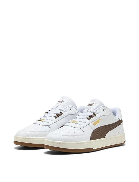 Мужские кеды PUMA Caven 2.0 Lux кожаные белые - фото 3 - Miraton