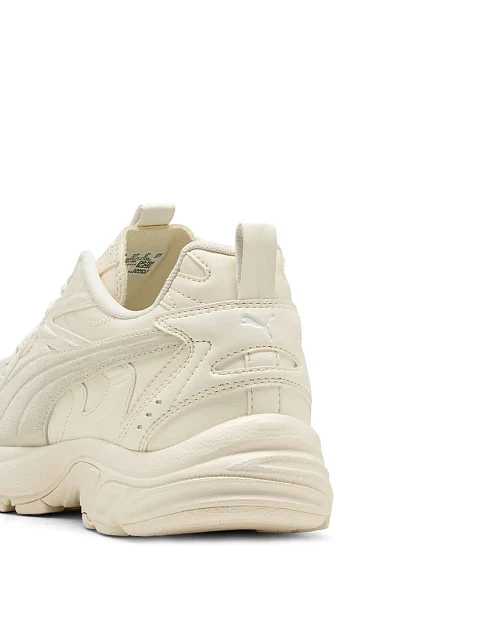 Женские кроссовки PUMA Milenio Tech L кожаные молочного цвета - фото 6 - Miraton