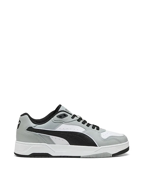 Чоловічі кеди PUMA RBD Break Low шкіряні сірі - фото 1 - Miraton