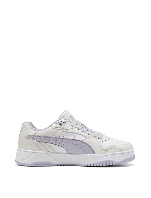 Жіночі кеди PUMA RBD Break Low шкіряні молочного кольору - фото 1 - Miraton