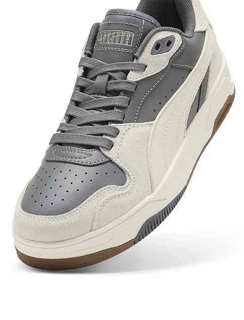 Чоловічі кеди PUMA RBD Break Low SD шкіряні сірі - фото 4 - Miraton