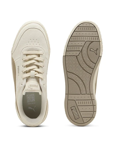 Жіночі кеди PUMA Carina Mia SD шкіряні бежеві - фото 4 - Miraton