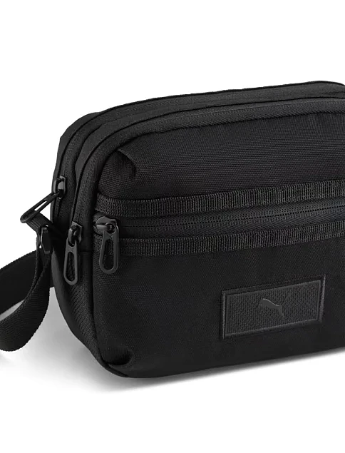 Сумка мессенджер PUMA текстильная черная - фото 4 - Miraton