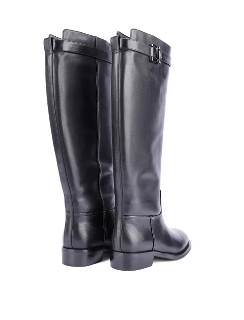 Женские сапоги Attizzare кожаные черные - фото 3 - Miraton