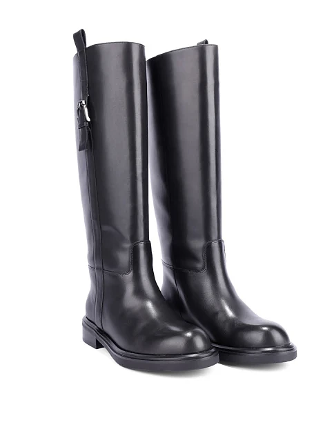 Жіночі чоботи Attizzare шкіряні чорні - фото 3 - Miraton