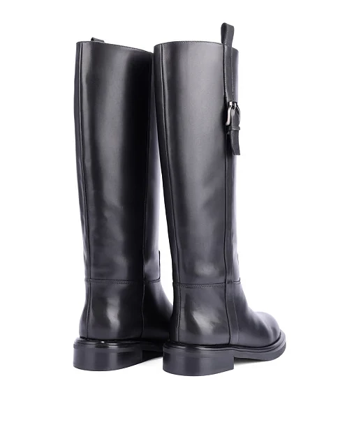 Жіночі чоботи Attizzare шкіряні чорні - фото 4 - Miraton
