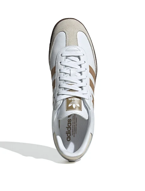 Женские кеды Adidas SAMBA OG кожаные белые - фото 5 - Miraton