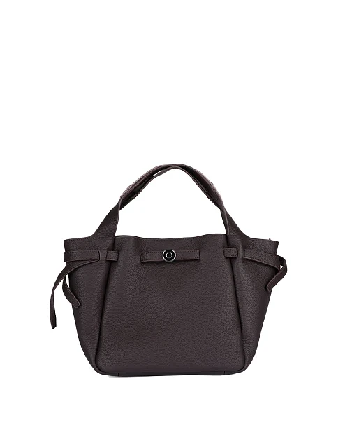 Женская сумка кожаная коричневая - фото 1 - Miraton