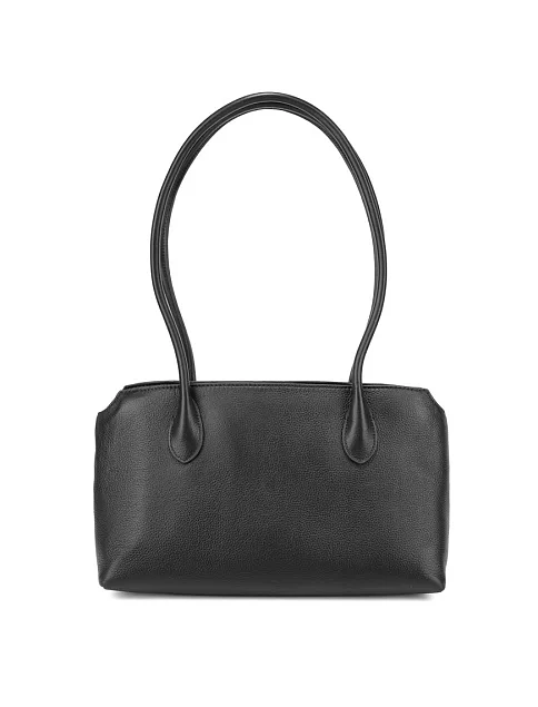 Женская сумка кожаная черная - фото 1 - Miraton