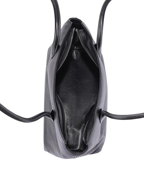 Женская сумка кожаная черная - фото 6 - Miraton