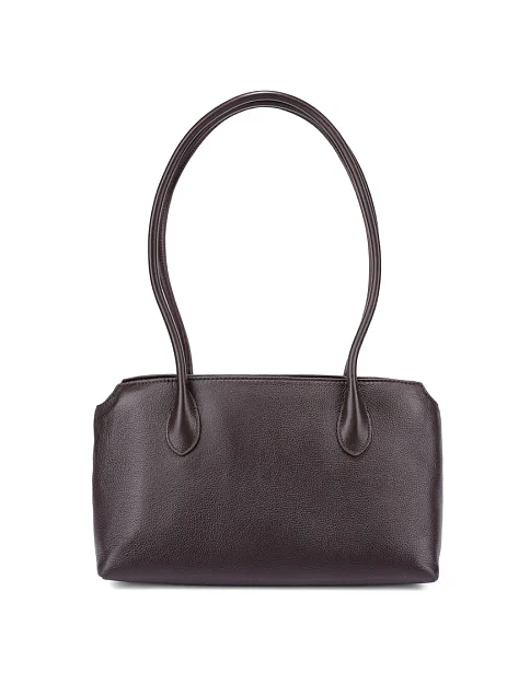 Женская сумка кожаная коричневая - фото 1 - Miraton