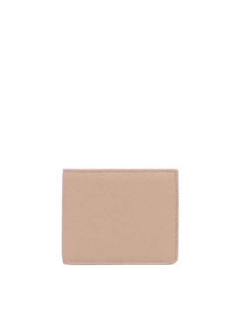 Гаманець на магніті шкіряний бежевий - фото 1 - Miraton