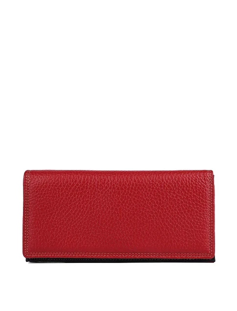 Кошелек на магните кожаный коричневый - фото 1 - Miraton