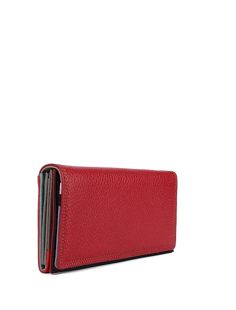 Кошелек на магните кожаный коричневый - фото 2 - Miraton