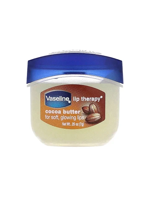 Бальзам для губ Carmex Vaseline Lip cocoa butter, 7 г. - фото 3 - Miraton